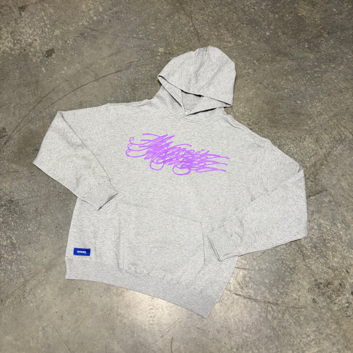 Purple Script Hoodie